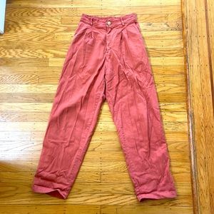 Big bud trousers, size small, excellent used condition, clay red